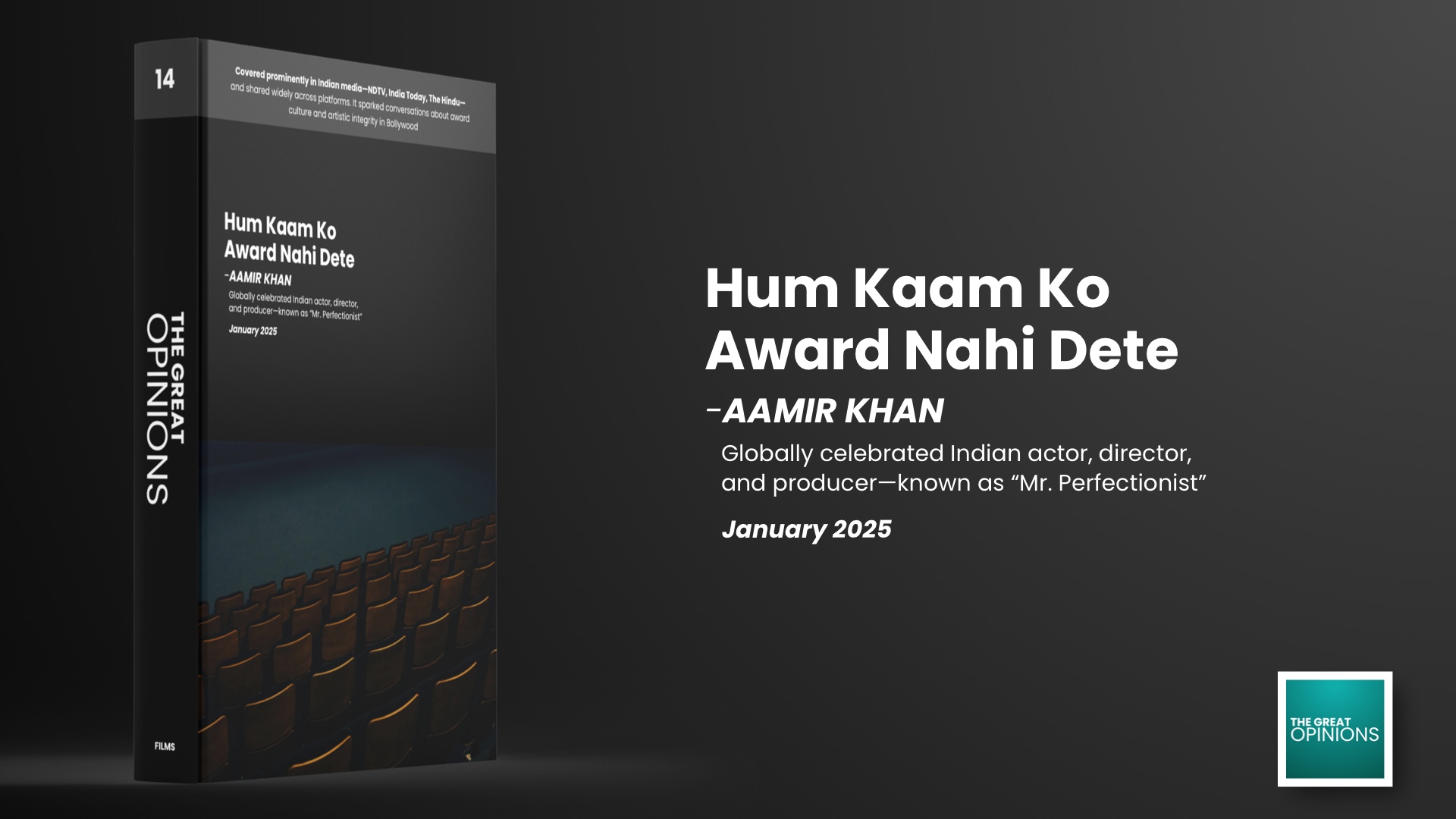 Aamir Khan speaking at the National Film Awards 2022