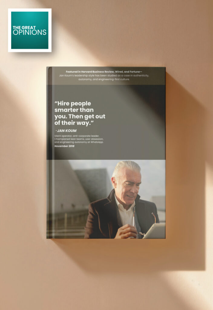 Jan Koum walking out of WhatsApp HQ