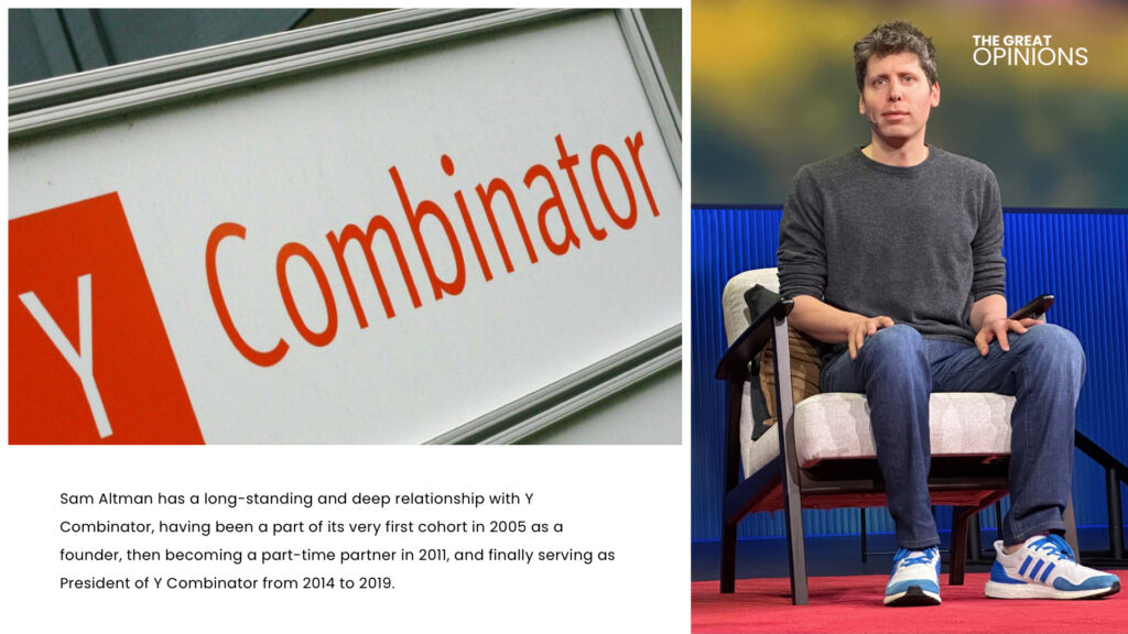 Sam Altman and Y Combinator history.